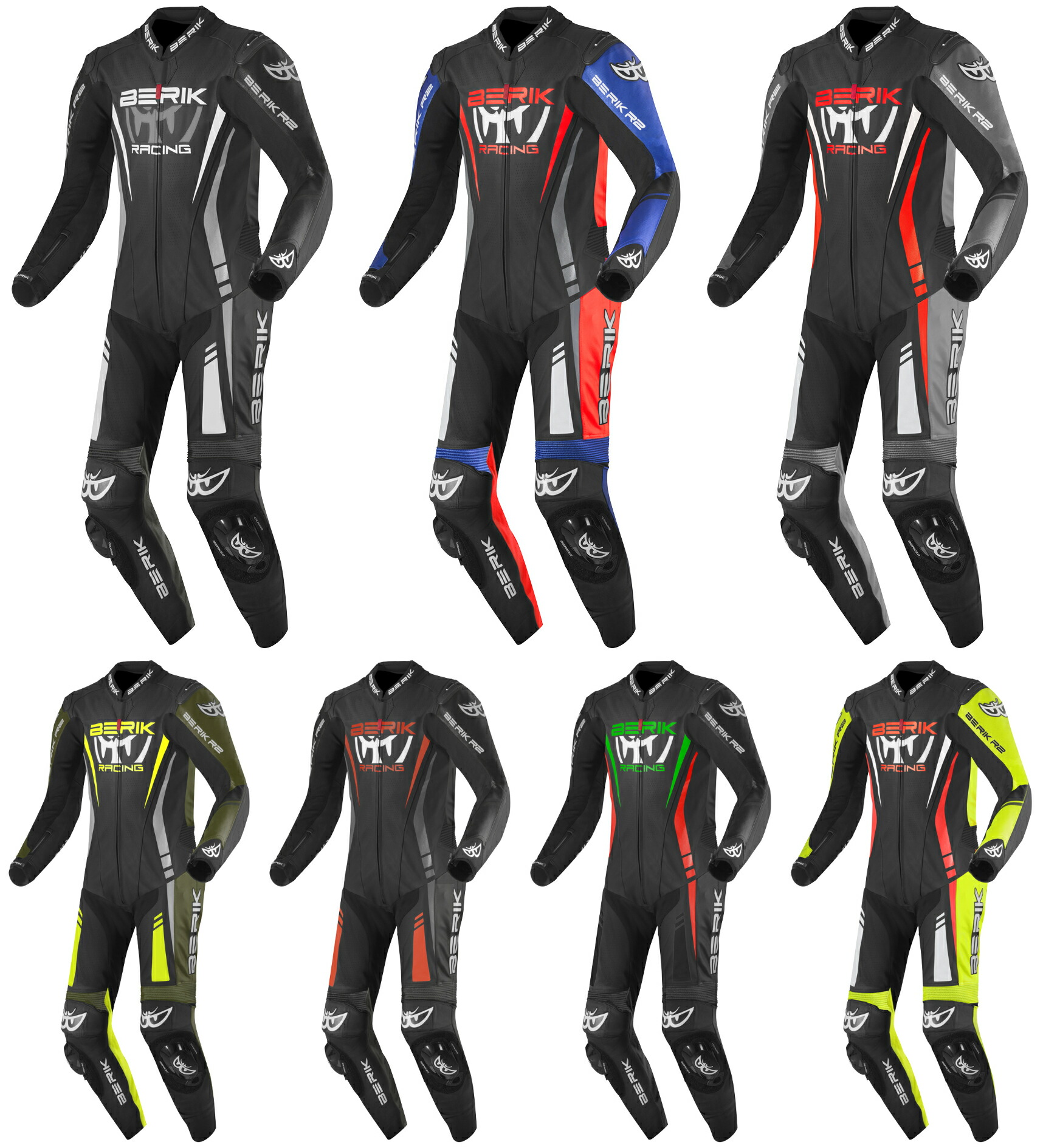 ★美品★ベリック2.0牛革 スタンダードレーシングスーツLS1-171334 黒 BERIK 【BERIK】ベリック MFJ公認モデル レーシングスーツ LS1