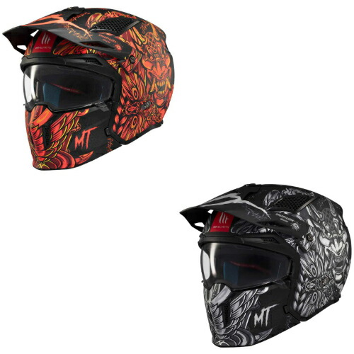 ＼全品1500円ｸｰﾎﾝ+P10倍★4/10（金)限定／MT Helmets Streetfighter SV Hellish modular helmet フルフェイスヘルメット ライダー バイク オートバイ レーシング ツーリングにも おすすめ (AMACLUB)