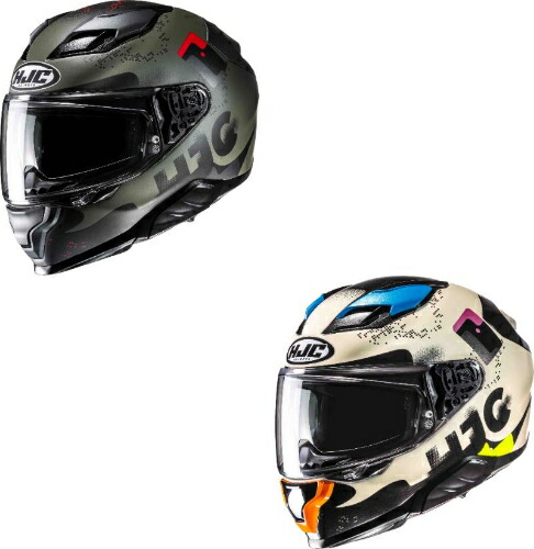 HJC エイチジェイシー F71 Faco Helmet フルフェイスヘルメット ライダー バイク オンロード ストリート レーシング ツーリング 街乗り にも おすすめ (AMACLUB)