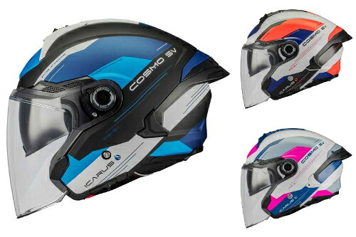 MT Helmets Cosmo SV Icarus open face helmet オープンフェイスヘルメット ジェットヘルメット ライダー バイク オートバイ ツーリング 街乗り にも おすすめ (AMACLUB) 29,770円