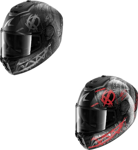 Shark シャーク Spartan RS Shiever Carbon Helmet フルフェイスヘルメット ライダー バイク オートバイ オンロード ストリート レーシング ツーリング 街乗り にも おすすめ (AMACLUB)