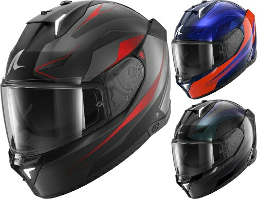 Shark シャーク Skwal i3 Mekarium Helmet フルフェイスヘルメット ライダー バイク オートバイ オンロード ストリート レーシング ツーリング 街乗り にも おすすめ (AMACLUB)