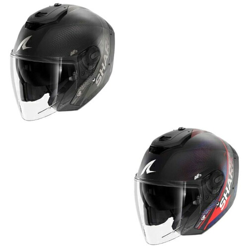【カーボン】Shark シャーク RS Jet Carbon Speed-Tech ECE helmet オープンフェイスヘルメット ジェットヘルメット ライダー バイク オートバイ ツーリング 街乗り にも おすすめ (AMACLUB)