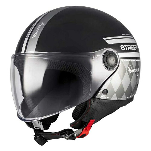 MT Helmets Street S Runway open face helmet オープンフェイスヘルメット ジェットヘルメット ライダー バイク オートバイ ツーリング 街乗り 通勤 通学 にも おすすめ (AMACLUB)