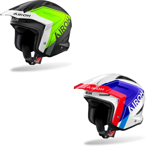 Airoh アイロー TRR II Hunt open face helmet オープンフェイスヘルメット ジェットヘルメット ライダー バイク オートバイ ツーリング 街乗り にも おすすめ (AMACLUB)