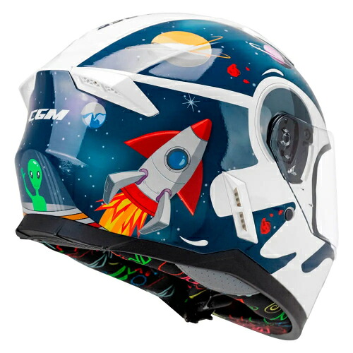 【子供用】Cgm 265S Micro Space junior full face helmet ジュニア 子供用 キッズ フルフェイスヘルメット ライダー オンロード バイク オートバイ ツーリング 街乗り にも おすすめ (AMACLUB) 26,864円