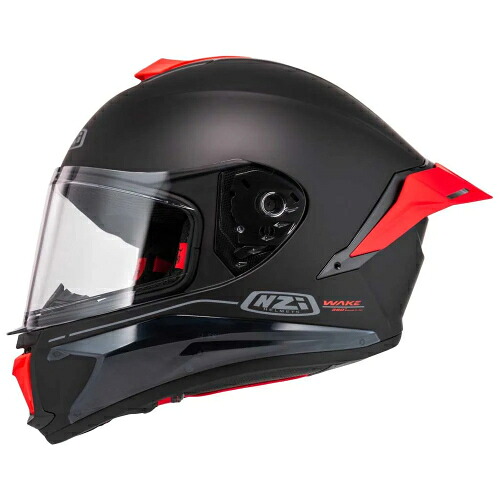 【3XLまで】Nzi Wake Stream Booster Solid Noveau full face helmet フルフェイスヘルメット ライダー オンロード バイク オートバイ レーシング ツーリング 街乗り にも おすすめ (AMACLUB)