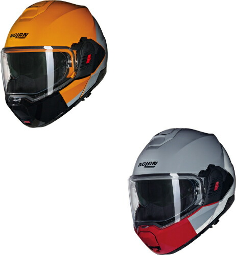 ＼全品1000円ｸｰﾎﾝ★4/17（金)限定／【フィリップアップ】【ダブルバイザー】Nolan ノーラン N120-1 Grafo N-Com Helmet フルフェイスヘルメット ジェットヘルメット モジュラー ライダー バイク オートバイ ツーリング 街乗り にも おすすめ (AMACLUB)