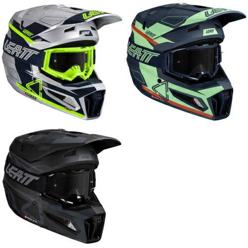 ＼全品1500円ｸｰﾎﾝ★4/9（木)限定／Leatt リアット 3.5 V25 With Googles off-road helmet ゴーグル付きヘルメット オフロード モトクロスヘルメット ライダー バイク かっこいい おすすめ (AMACLUB)