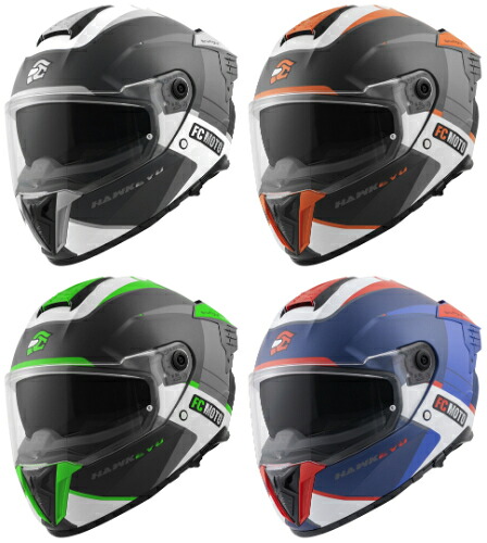 \全品2000円クーホン+P10倍★7/20(月)限定/FC Moto Hawk EVO-X Helmet フルフェイスヘルメット サンバイザー オンロード バイク オートバイ レーシング ツーリング 街乗り にも おすすめ (AMACLUB)|AMACLUB(レアブランド 専門店)