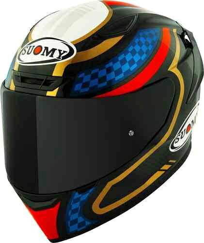Suomy スオーミー TX-Pro Emblem Helmet フルフェイスヘルメット オンロード バイク オートバイ レーシング ツーリング 街乗り にも おすすめ (AMACLUB)
