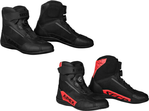 Seca Apex Pro Motorcycle Shoes ライディングシューズ バイクシューズ 靴 ライダー バイク オートバイ ツーリング バギー にも おすすめ (AMACLUB)