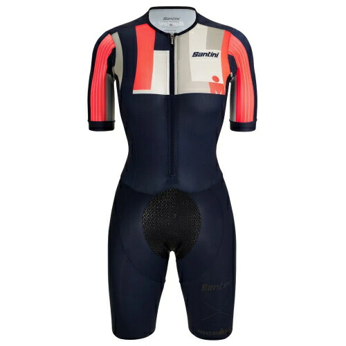 ＼全品1000円ｸｰﾎﾝ★4/12（日)限定／【女性用】Santini サンティーニ Aahonoui Short Sleeve Trisuit 女性用 トライアスロンスーツ 自転車ウエア 自転車スーツ レーススーツ トライアスロン ランニング 水泳 ロードバイク おすすめ (AMACLUB)