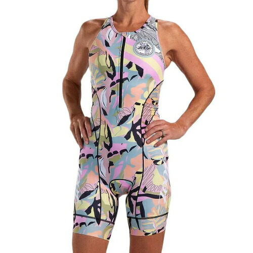 ＼全品1000円ｸｰﾎﾝ★4/12（日)限定／【女性用】Zoot ズート LTD Racesuit Short Sleeve Trisuit 女性用 トライアスロンスーツ 自転車ウエア 自転車スーツ レーススーツ トライアスロン ランニング 水泳 ロードバイク おすすめ (AMACLUB)