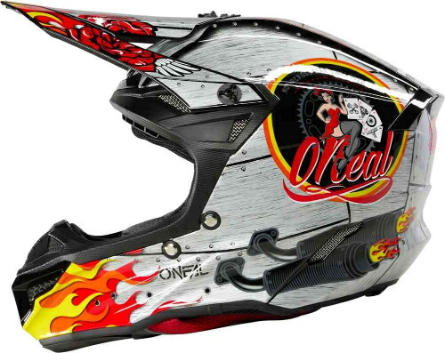 Oneal オニール 5SRS Polyacrylite HR Motocross Helmet モトクロスヘルメット オフロードヘルメット ライダー バイク かっこいい おすすめ (AMACLUB)|AMACLUB(レアブランド 専門店)