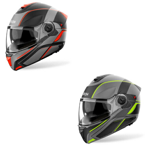 【フリップアップ】Airoh アイロー Specktre Leaf modular helmet モジュラーヘルメット フルフェイスヘルメット ライダー バイク オートバイ レーシング ツーリング 街乗り にも おすすめ (AMACLUB)