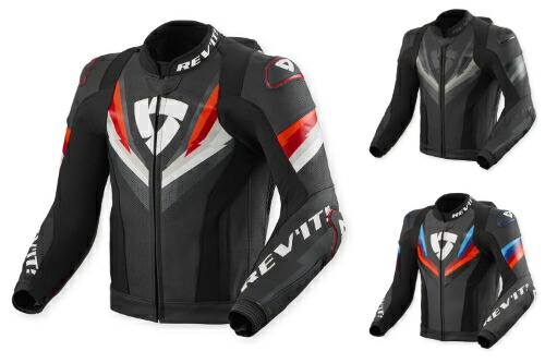 Revit レビット Quantum 3 Pro leather jacket ライディングジャケット バイクジャケット バイクウェア ライダー バイク オートバイ レーシング ツーリング 街乗り にも おすすめ (AMACLUB)