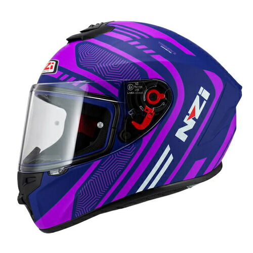 Nzi Trendy 3 Connected full face helmet フルフェイスヘルメット オンロード バイク オートバイ レーシング ツーリング 街乗り にも かっこいい おすすめ (AMACLUB)