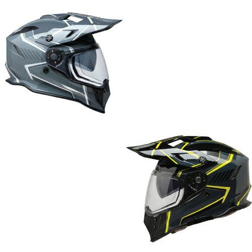 Z1R ゼットワンアール Range 2.0 Voyager full face helmet デュアルスポーツヘルメット シールド付きヘルメット オフロード モトクロスヘルメット フルフェイス ライダー バイク レーシング おすすめ (AMACLUB)