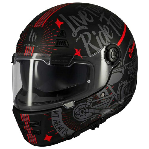 MT Helmets Jarama SV Art full face helmet フルフェイスヘルメット オンロード バイク オートバイ レーシング ツーリング 街乗り にも かっこいい おすすめ (AMACLUB)｜AMACLUB（レアブランド 専門店）
