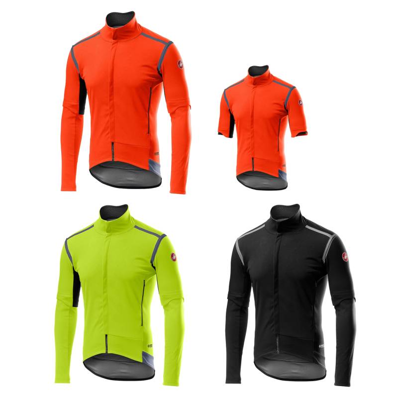 ＼全品1000円ｸｰﾎﾝ★4/12（日)限定／Castelli Perfetto RoS Convertible Goretex Jacket ロードサイクリングジャケット ロードバイク 自転車ウェア ライダー バイク ツーリングにも かっこいい おすすめ (AMACLUB)