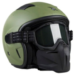 ＼全品1000円ｸｰﾎﾝ★4/12（日)限定／Richa Jaws Convertible Helmet ジェットヘルメット ライダー バイク ツーリングにも かっこいい おすすめ (AMACLUB)