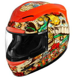 Icon アイコン Airmada Dia De Los Muertos Helmet フルフェイスヘルメット ライダー バイク ツーリングにも かっこいい おすすめ Amaclub Pinecrest Ozone Org