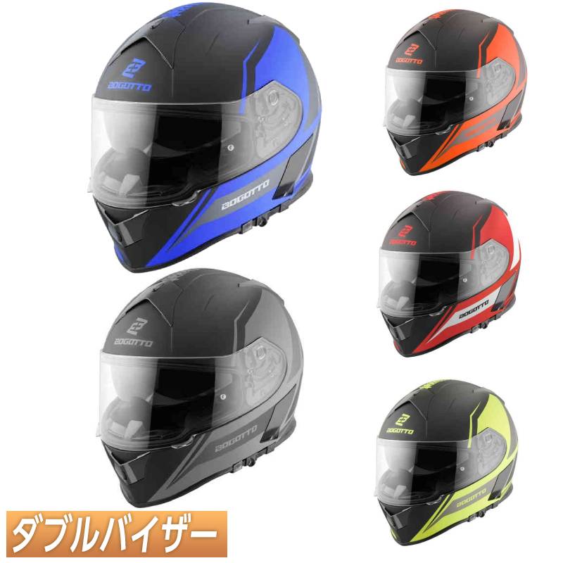 ＼全品1500円ｸｰﾎﾝ★4/16（木)限定／Bogotto ボガット V126 G-Evo フルフェイスヘルメット ライダー ストリート オンロード バイク ツーリングにも かっこいい おすすめ (AMACLUB)