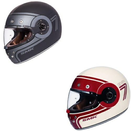 Smk Retro Seven Full Face Helmet フルフェイスヘルメット 馬騎り モーターバイク 一ころ ツーリングにも かっこいい おすすめ Amaclub Miroironeline Com