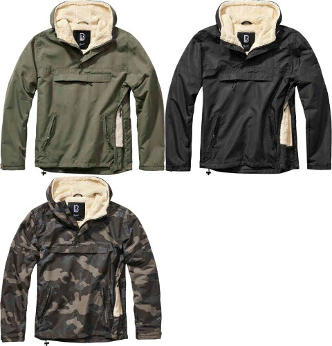 ＼全品2500円ｸｰﾎﾝ★4/14（火)限定／【5XLまで】Brandit Windbreaker Sherpa ライディングジャケット カジュアルジャケット ウインドブレーカー ライダー バイク ツーリングにも 防寒 かっこいい 大きいサイズあり おすすめ (AMACLUB)