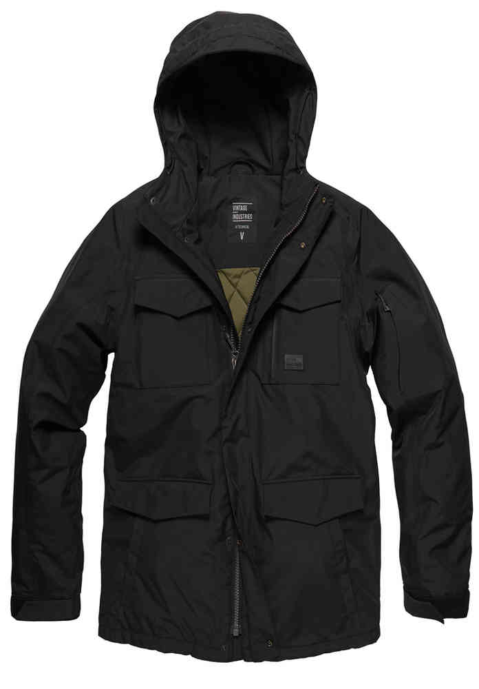＼全品1500円ｸｰﾎﾝ★4/16（木)限定／【防水】Vintage Industries ヴィンテージインダストリー Marc ライディングジャケット フーディ ライダー バイク ツーリングにも かっこいい おすすめ (AMACLUB)