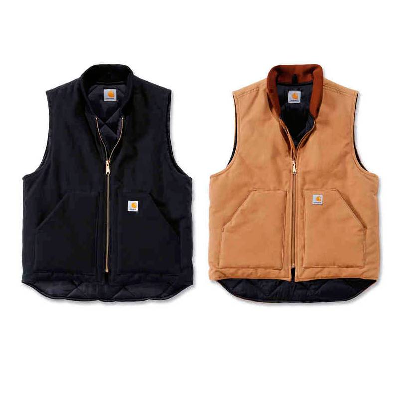＼全品1500円ｸｰﾎﾝ★4/16（木)限定／Carhartt カーハート Duck Arctic Quilt Lined ベスト カジュアルジャケット ジップアップ ライダー バイク ツーリングにも 防寒 かっこいい おすすめ (AMACLUB)