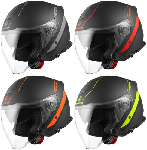 ＼全品P5倍★4/20（月)限定／Bogotto ボガット V586 Detri ジェットヘルメット オープンフェイスヘルメット サンバイザー ライダー バイク ツーリングにも かっこいい おすすめ (AMACLUB)