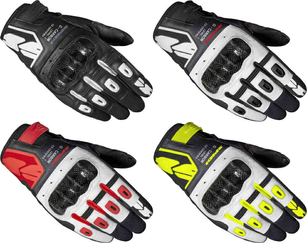 ＼全品1000円ｸｰﾎﾝ★4/7（火)限定／【カーボン】Spidi スピーディー G-Carbon ライディンググローブ バイク ツーリングにも タッチスクリーン かっこいい 大きいサイズあり おすすめ (AMACLUB)