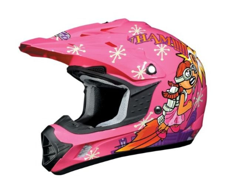 【子供用】AFX エーエフエックス Youth FX-17Y Rocket Girl Helmet 子供用 キッズ ガール オフロードヘルメット モトクロスヘルメット ライダー バイク かっこいい おすすめ (AMACLUB)画像