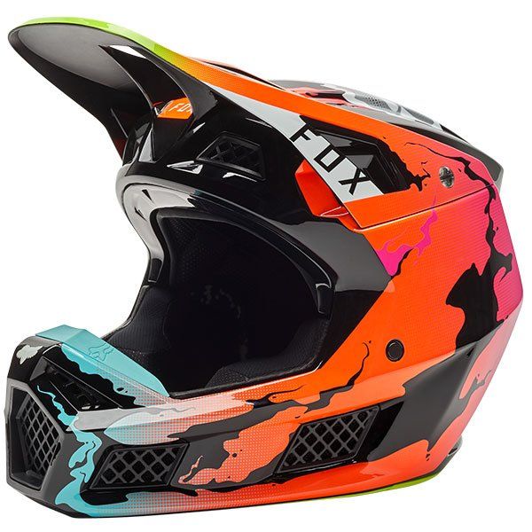 Fox Racing フォックス 21 V3 Rs Pyre Le Helmet モトクロスヘルメット オフロードヘルメット ライダー バイク かっこいい おすすめ Amaclub Barelandia Com Br