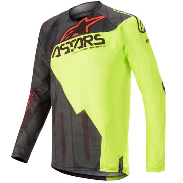 ＼全品1000円ｸｰﾎﾝ★4/8（水)限定／Alpinestars アルパインスター Techstar Factory Jersey, Pant Combo モトクロス オフロードウェア ジャージ&パンツ 上下セット ライダー バイク ツーリングにも かっこいい おすすめ (AMACLUB)