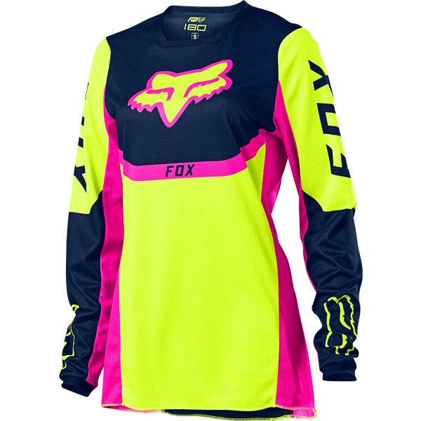 \実質20%引★10 5(水)限定5の日あわせ/Fox Racing フォックス 180 Voke Jersey (Womens) 女性用 モトクロスジャージ オフロードジャージ 上下セット ライダー バイク ツーリングにも かっこいい おすすめ (AMACLUB)