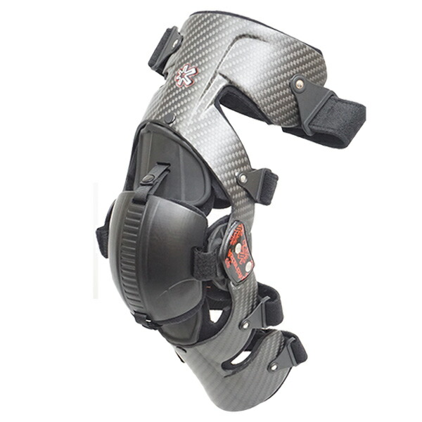＼全品1000円ｸｰﾎﾝ+P5倍★4/18（土)限定／ASTERISK アスタリスク CARBON CELL KNEE BRACE (LEFT) ニーブレス ニーガード 膝プロテクター 左 オフロード モトクロス ライダー バイク カーボン かっこいい おすすめ (AMACLUB)