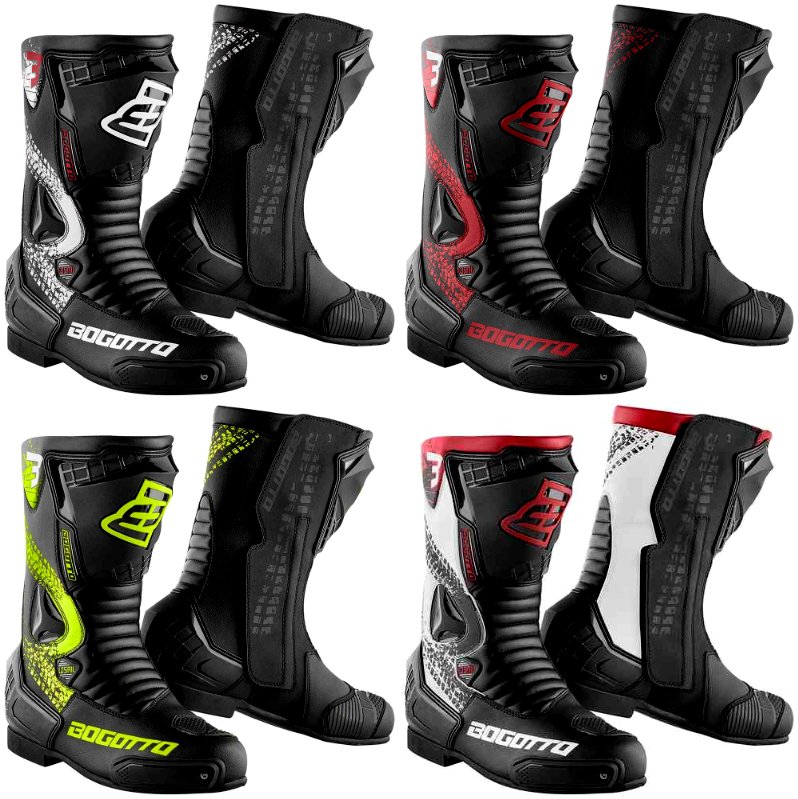 m*g様 BOGOTTO バイクブーツ ホワイト/ブラック/レッド　ライディング 楽天市場】＼全品3000円ｸｰﾎﾝﾟ☆20時〜10/24限定／Bogotto