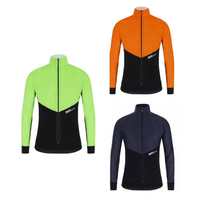 ＼全品1000円ｸｰﾎﾝ★4/12（日)限定／【3XLまで】Santini サンティーニ Redux Vigor Jacket 自転車ウェア ライディングジャケット ロードバイク サイクリング にも かっこいい 防風 大きいサイズあり おすすめ (AMACLUB)
