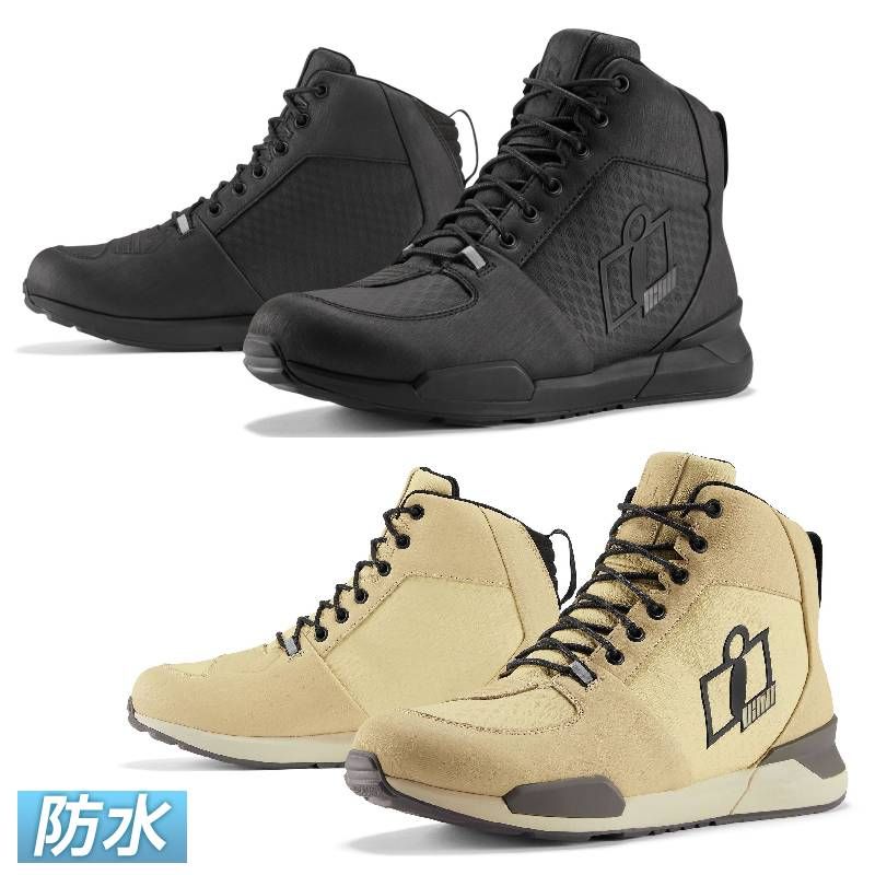 ＼全品1000円ｸｰﾎﾝ★4/12（日)限定／【防水】Icon アイコン Tarmac WP Boots ライディングブーツ ライダー バイク レーシング ツーリング ハーレー バギーにも かっこいい おすすめ (AMACLUB)