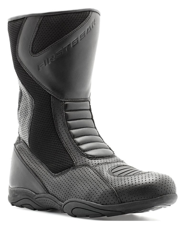 ＼全品2500円ｸｰﾎﾝ★4/14（火)限定／Firstgear ファーストギア Strato Air Boots ライディングブーツ ライダー バイク レーシング ツーリング ハーレー バギーにも かっこいい おすすめ (AMACLUB)