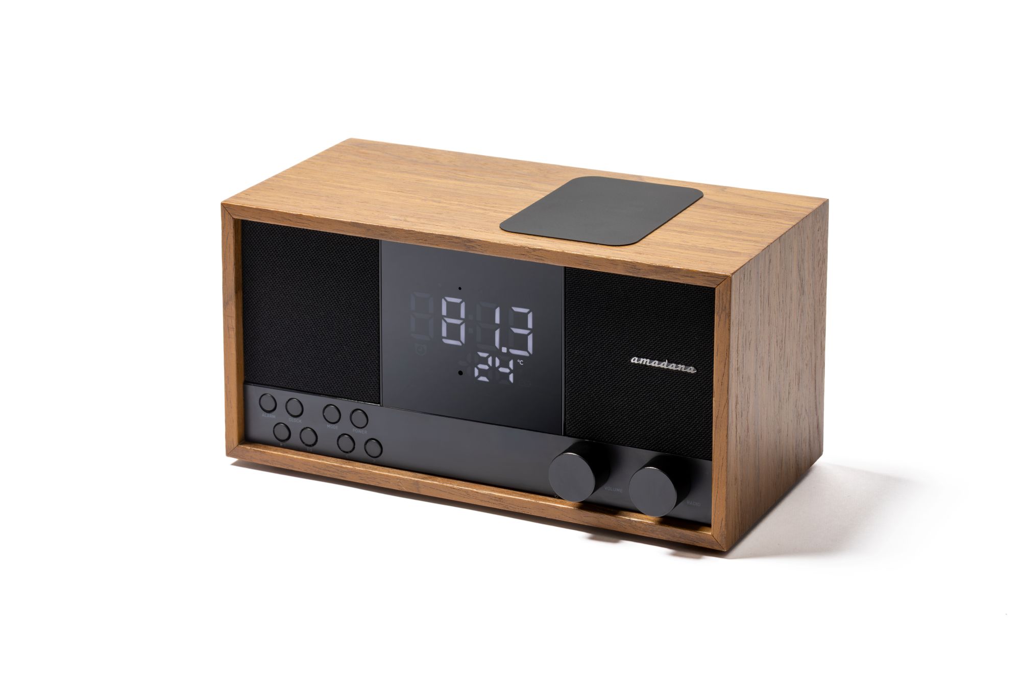 公式ショップ amadana ワイヤレスFM クロックラジオ Wireless FM Clock Radio：RC20 初回限定J-WAVEモデル（プリセット81.3MHz)※台数限定モデル※