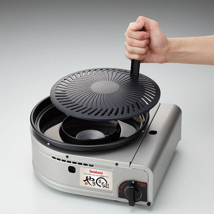 イワタニ カセットコンロ おしゃれ カセットガス やきまる2 スモークレス Iwatani 焼肉グリル やきまるii Cb Slg 2 焼肉コンロ q バーベキュー やきまる カセットコンロ カセットボンベ 岩谷 煙が少ない マンション Salon Raquet De