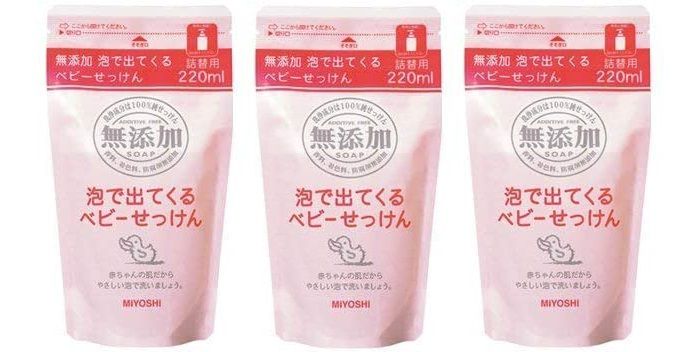 無添加 泡で出てくるベビーせっけん 詰替 ２２０ｍｌ まとめ買い 詰め替え つめかえ ミヨシ石鹸 MIYOSHI 【おすすめ】