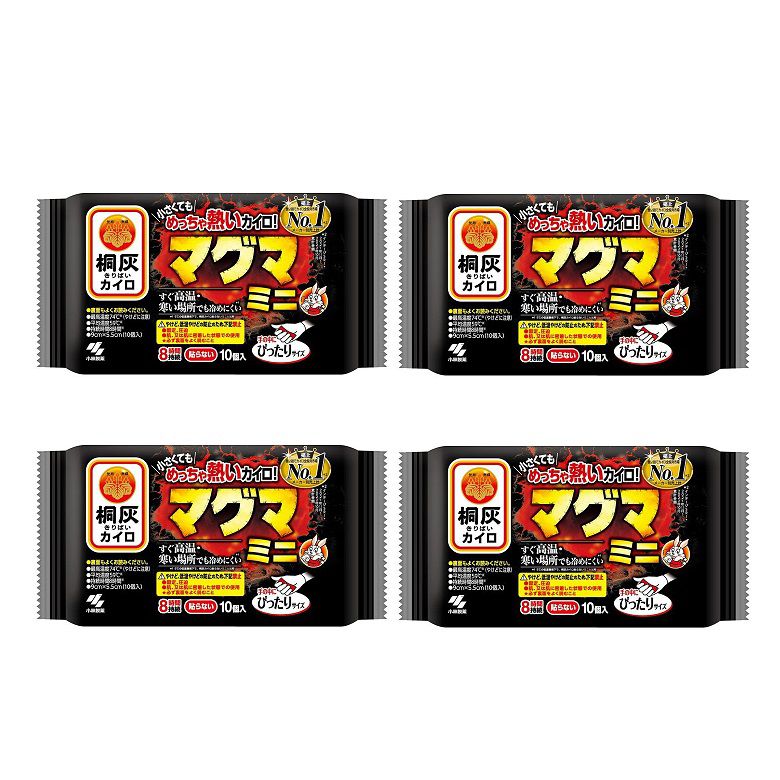 楽天市場】小林製薬 桐灰カイロ マグマ 貼らない ミニ 10個入