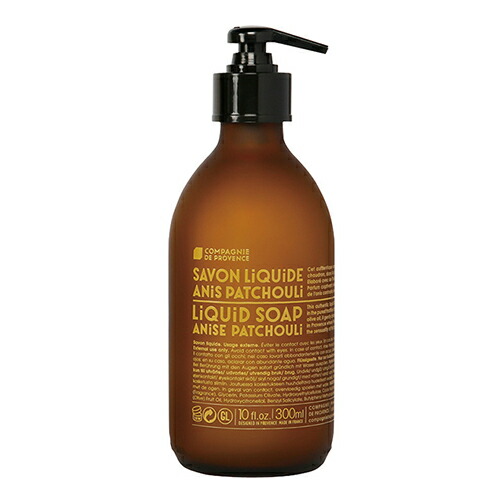 【COMPAGNIE DE PROVENCE】【バージョンオリジナル】【リキッドソープ】【300ml】【アニスパチュリ】オリーブ フランス 環境にやさしい オーガニック オリーブオイル 植物性成分 上質な香り 保湿成分 液体石けん 乾燥 おしゃれ ボトル