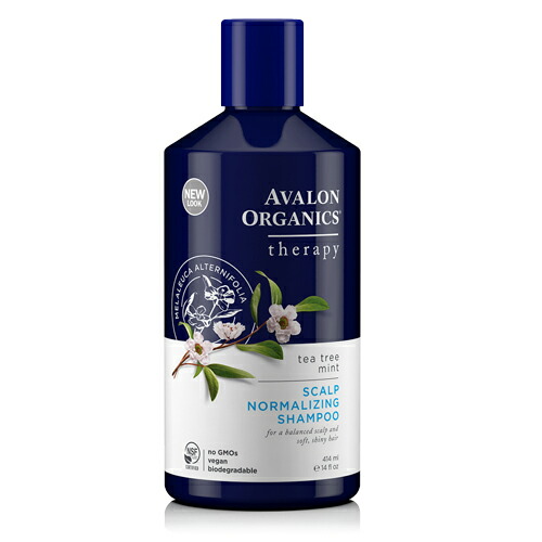 【AVALON ORGANICS】【スカルプシャンプーTM】【ティーツリーミント】頭皮シャンプー スカルプ 頭皮 ノンシリコン アロマ スカルプケア アロエ シャンプー オーガニック 抜け毛 ボトル エイジングケア おしゃれ オレンジ 無添加 ギフト プレゼント