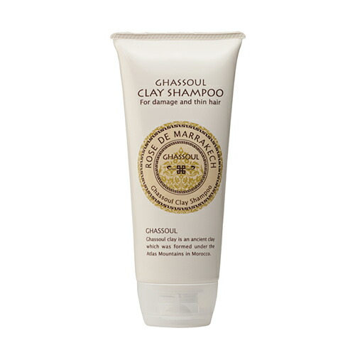 【ROSE DE MARRAKECH】【クレイシャンプー】シャンプー ヘアケア 頭皮 頭皮ケア ノンシリコン 泥シャンプー 敏感肌 エイジングケア オーガニックシャンプー オーガニック ホホバ ダマスクローズ ローズ おしゃれ アロマ アロマオイル 無添加 アルガンオイル クレイ